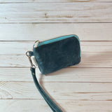 Yarrow Pouch | Orion Blue Waxed Canvas