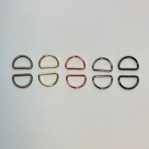 1" Metal D Ring - Single