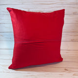 Class Sample - Red Quilted Pillow