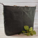 Pepin Tote | Charcoal Waxed Canvas