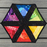 Scrappy Rainbow Table Topper