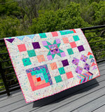 Shop Sample Throw Quilt - Sewing Machine Feature