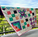 Shop Sample Throw Quilt - Sewing Machine Feature